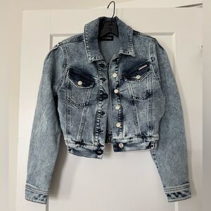 Retrofete Denim Cropped Jacket
